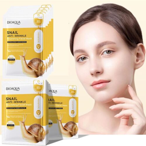 Masque Visage Bioaqua Nourishing Snail Anti-Wrinkle 30 G