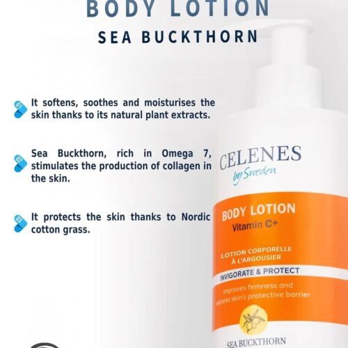 Lotion Sweden Celenes Corporelle A La Vitamine C 200 ML