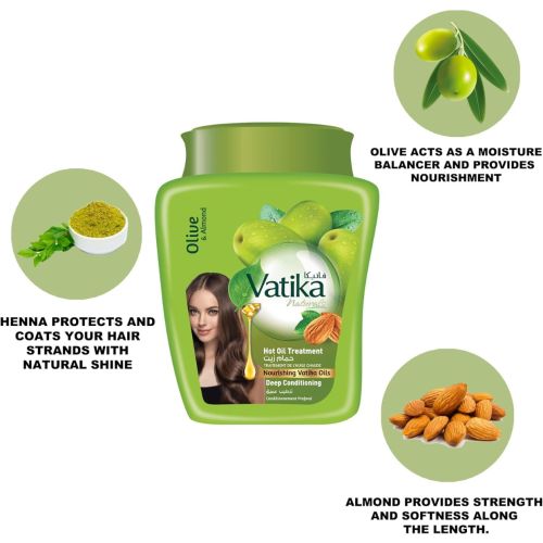 Masque Cheveux Vatika Deep Conditioner Olive 500 G