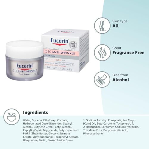 Creme Eucerin Q10 Anti-wrinkle 48 G
