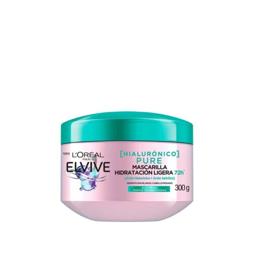 Masque Cheveux L'Oreal Elvive Hialuronico Pure 300 G