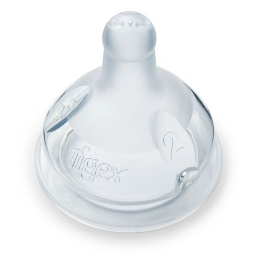 Biberon Tigex Verre 3vitesses Tetine Ronde 0-6 Mois 240 ML