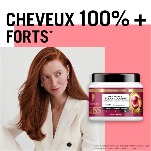 Masque Cheveux Schwarzkopf Gliss 400 ML - COLOR RADIANCE