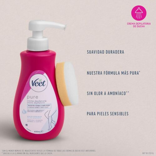 Creme Dépilatoire Veet Pure 400 ML
