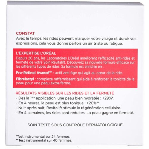 Creme De Nuit L'oreal Paris Anti-rides Extra-fermeté Revitalift 50 ML