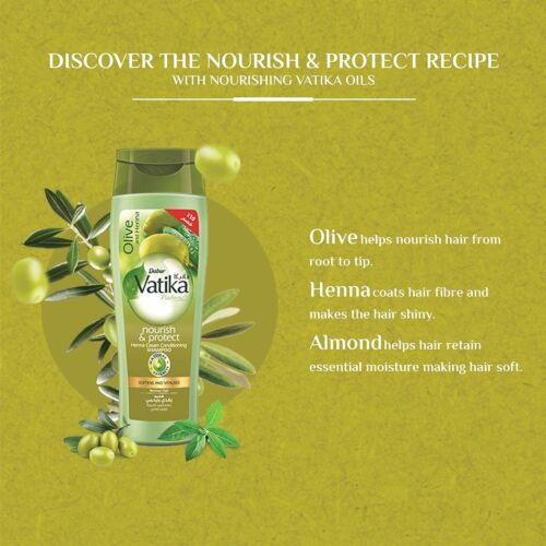 Shampoing Vatika Nourish & Protect 400 ML