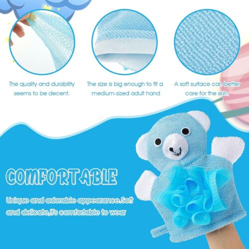 Gants Anabeite Cartoon Bath