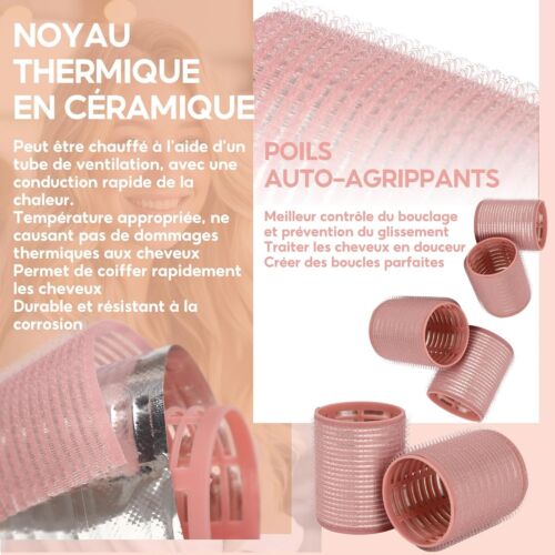 Rouleau Hind Pour Cheveux Silicone GM 06 Unité