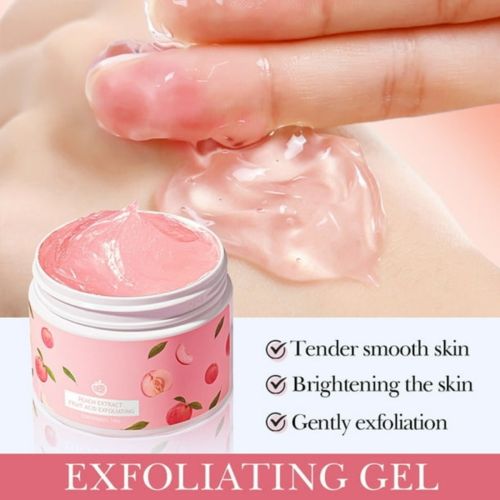Gommage Bioaqua Extrait De Pêche Acide De Fruit Gel Crème Exfoliant Visage 140 G