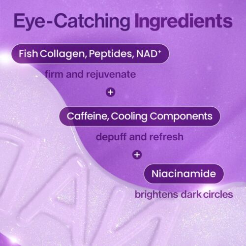 Patches Numbuzin Under Eye Nad+ Collagen + 50 Peptides 9+ 8 G