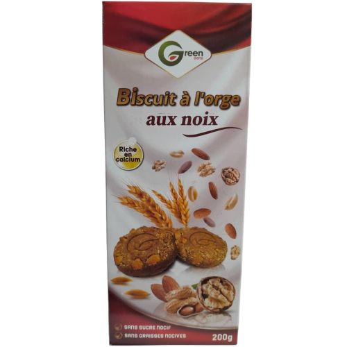 Biscuits Green Oats A L'orge Aux Noix 200 G