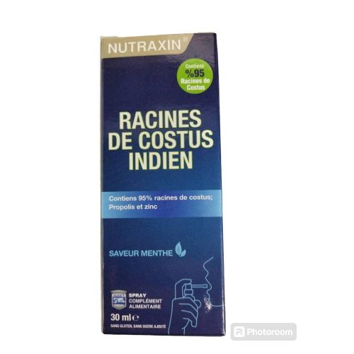 Spray Nutraxin Racines De Costus Indien 30 ML