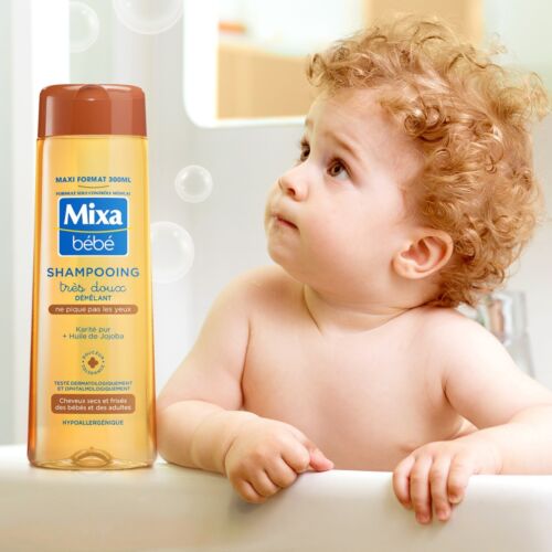 Shampoing Mixa Bébé Démélant Karité Et Jojoba 250 Ml