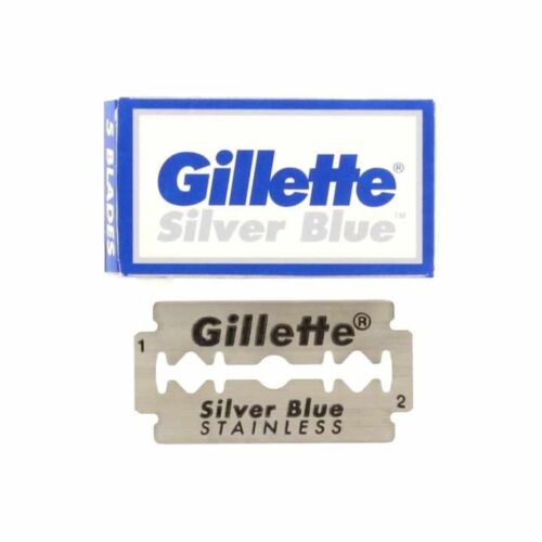 Lame Gillette Silver Blue 5 Unité