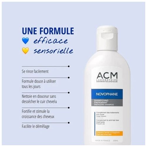 Shampoing Acm Novophane Energisant 200 ML
