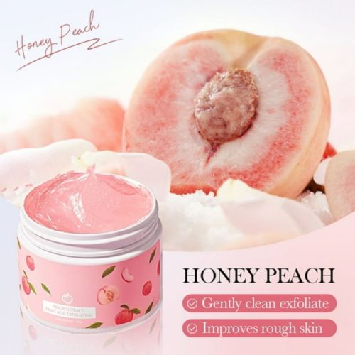 Gommage Bioaqua Extrait De Pêche Acide De Fruit Gel Crème Exfoliant Visage 140 G