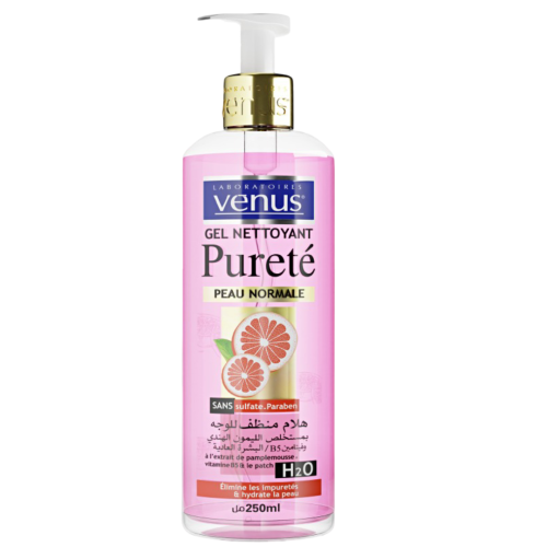 VENUS GEL NETTOYANT PURETE PEAU NORMALE 250ML