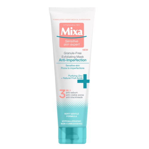 Masque Mixa Visage Exfoliant Anti Imperfection 3en1 150 ML
