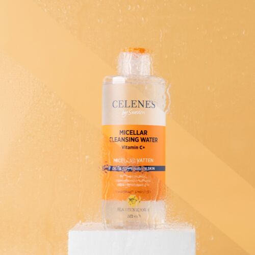 Eau Micellaire Sweden Celenes Nettoyante A La Vitamine C Peau Mixte Et Grasse 250 ML