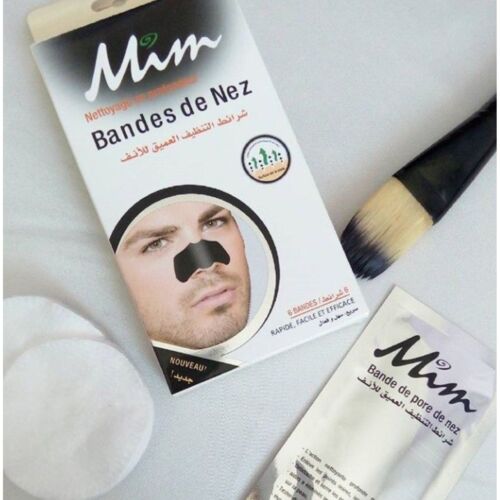 Patches Mim Pour Le Nez Anti Points Noirs ( Noir) 6 PATCHS
