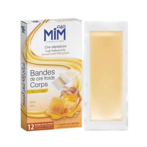 Bande De Cire Mim Corps Miel 12 BANDES