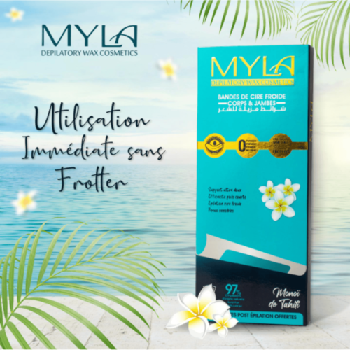 Bande De Cire Myla 12 BANDES - MONOI