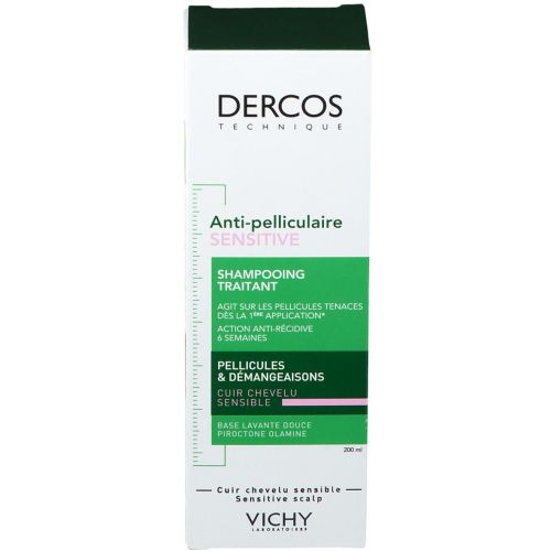 Shampoing Vichy Dercos Anti-pelliculaire Sensitive 200 ML