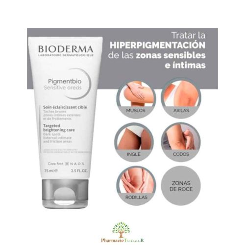 Creme Bioderma Pigmentbio Sensitive Areas 75 ML