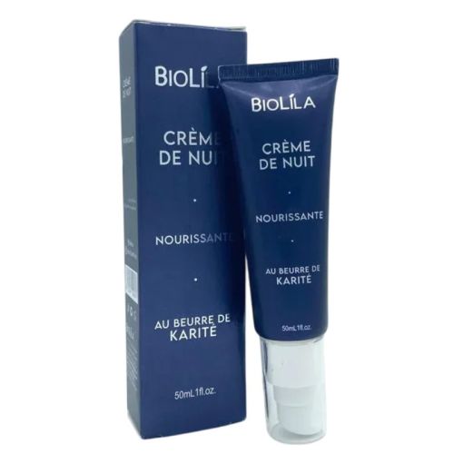 Creme De Nuit Biolila Nourissante Au Beurre De Karité 50 ML
