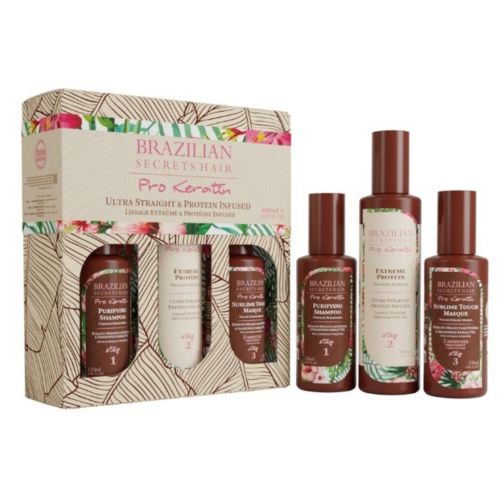 Kératine Brazilian Secrets Hair Kit Extreme Protein 440 ML
