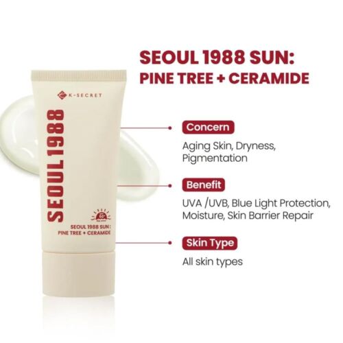 Creme Solaire Seoul 1988 Pine Tree + Ceramide 50 Ml
