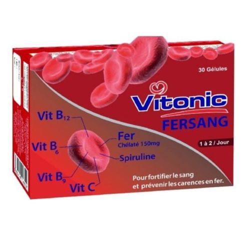 Complément Vital Vitonic Fersang 30 Gélules