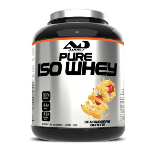 Protéine Addict Pure Iso Whey 2 KG - STRAWBERRY BANANA