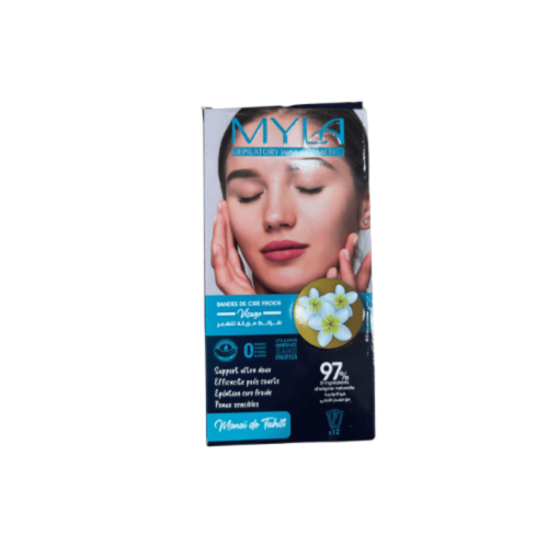 Bande De Cire Myla Froide Visage Mini 12 BANDES - MONOI