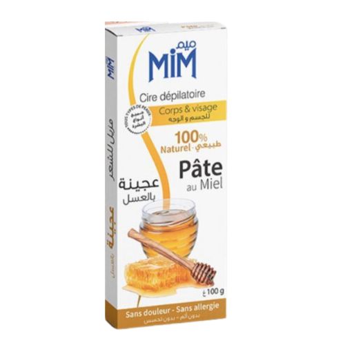 Cire Dépilatoire Mim Pâte Au Miel 100 G