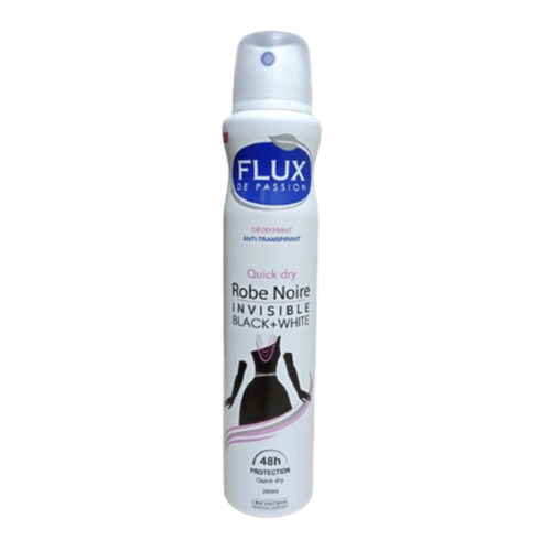 Déodorant Flux De Passion Robe Noire Invisible Black & White 200 ML