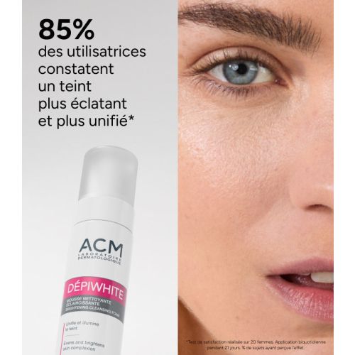 Gel Moussant Acm Depiwhite Mousse Nettoyante Eclaircissante 200 ML