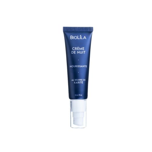 Creme De Nuit Biolila Nourissante Au Beurre De Karité 50 ML