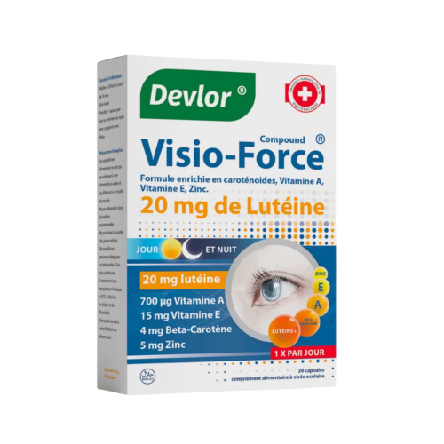 Complément Devlor Visio Force 20mg 20 Comprimés