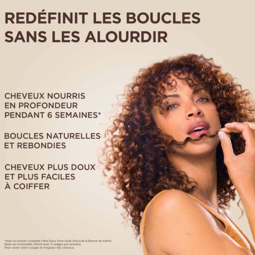 Shampoing Garnier Ultra Doux Nourrissante Huile D'Avocat & Beurre De Karité  250 ML