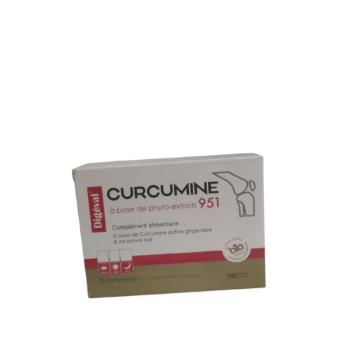 Complément Digèval Curcumine 30 Comprimés