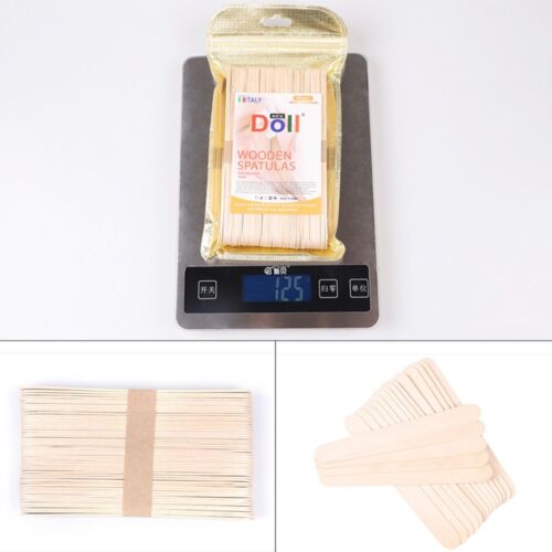 Spatules Wax Doll Jetables En Bois Corps 50 Unité