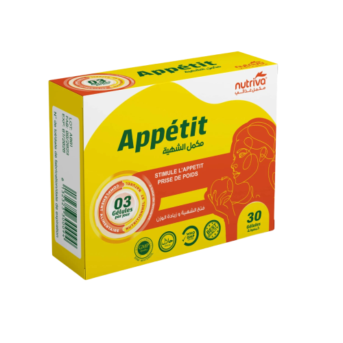 Complément Nutriva Appetit 30 Gélules