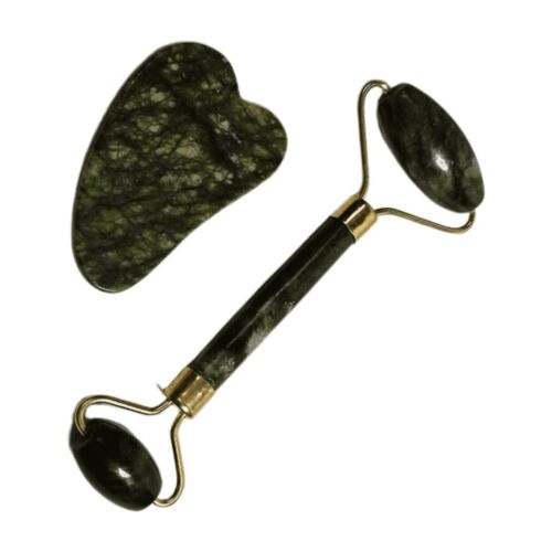 Rouleau De Massage Green Jade Facial Roller & Massager