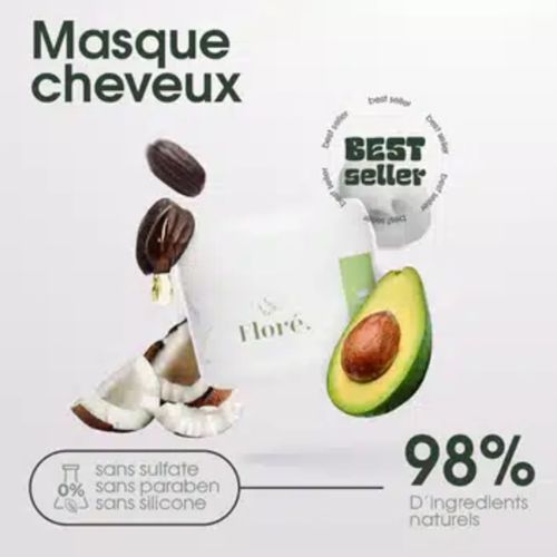 Masque Cheveux Flore Répare & Protége Anti-chute 150 G