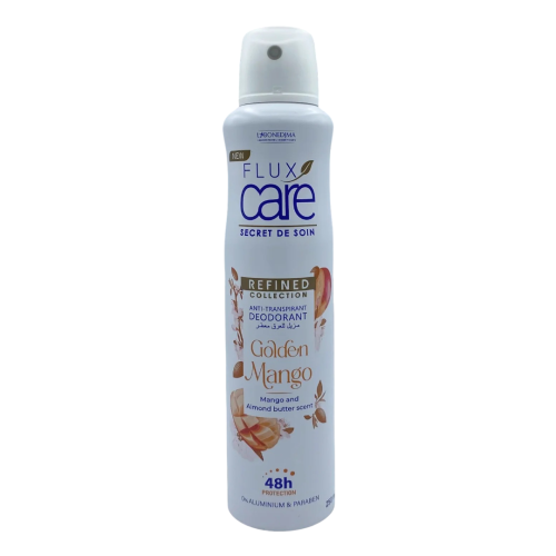 Déodorant Flux Care Rafined Collection Golden Mango 48h 250 ML