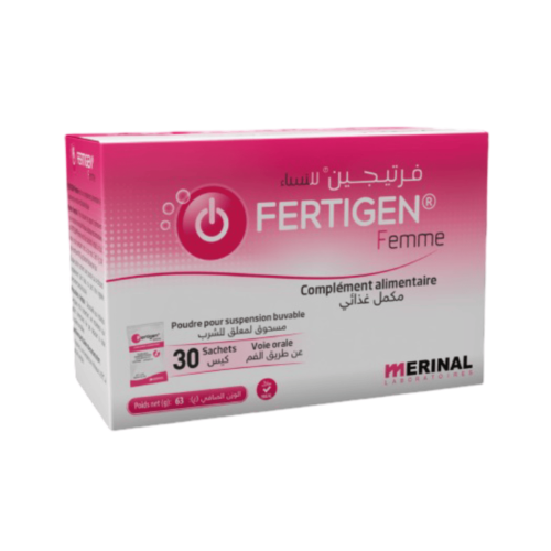 Complément Merinal Fertigen Poudre Buvable Pour Femmes 30 Sachets
