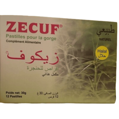 Complément Biopharm Zecuf 12 PASTILLES - naturel