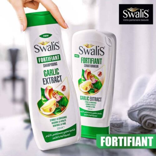 Shampoing Swalis Fortifiant Garilic Extrat 330 Ml