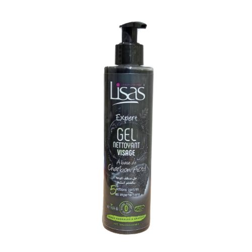 Gel Nettoyant Lisas 250 ML - CHARBON ACTIF